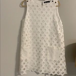 Zara Dress White Eyelet